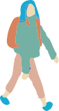 バックパッカーのイラスト
