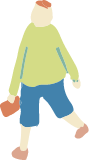 散歩のイラスト