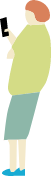 スマホを持った人のイラスト