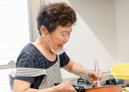 料理の様子